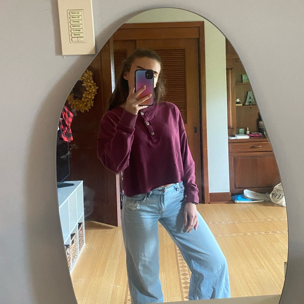 Maroon shirt